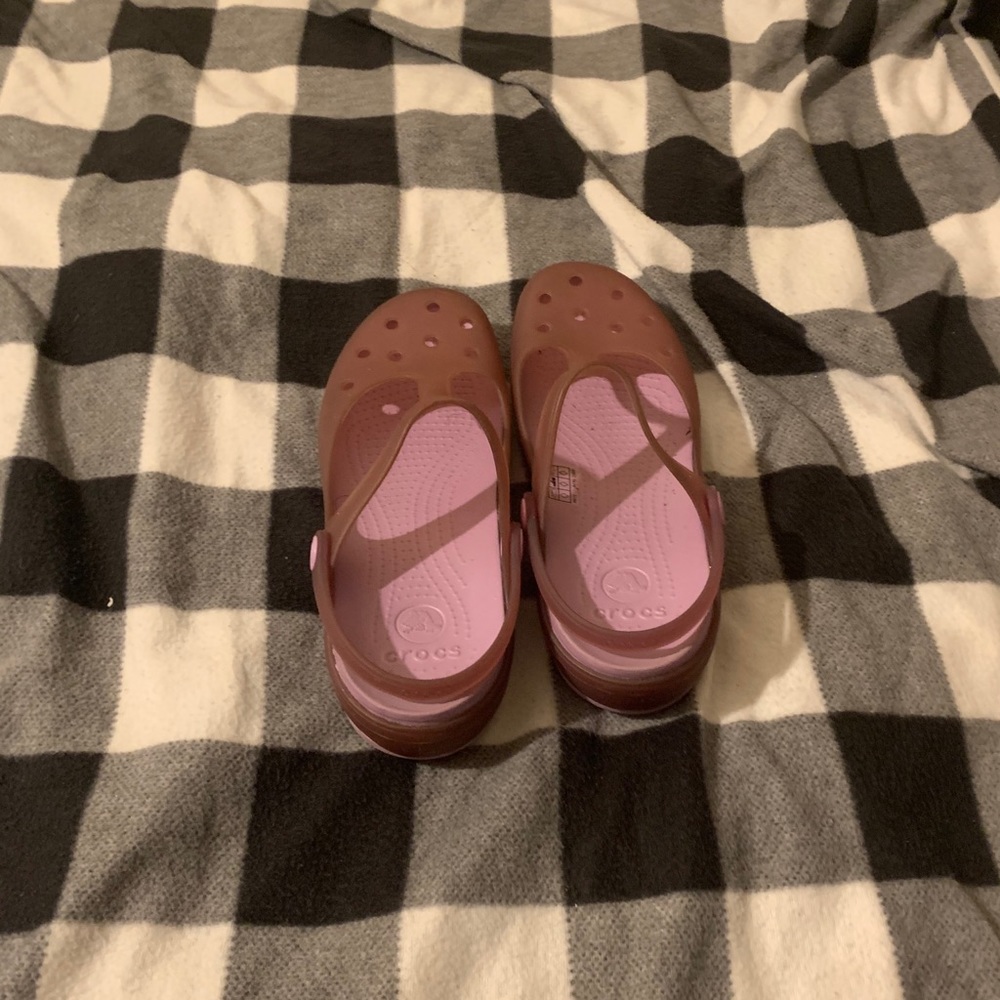 Slip on wedge crocs